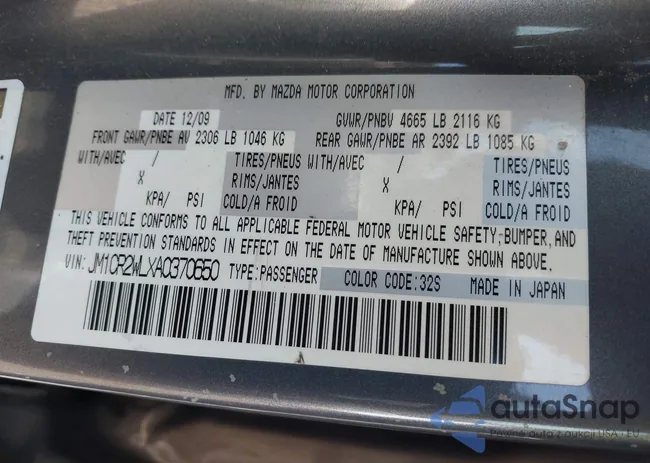 JM1CR2WLXA0370650: 40512371