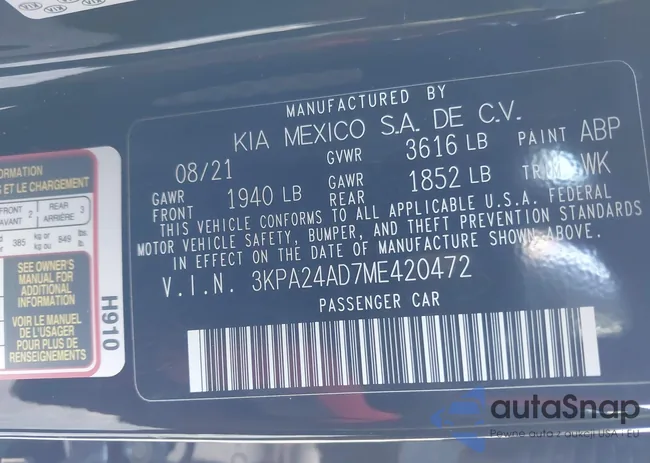 3KPA24AD7ME420472: 40515698