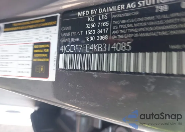 4JGDF7FE4KB314085: 40516973