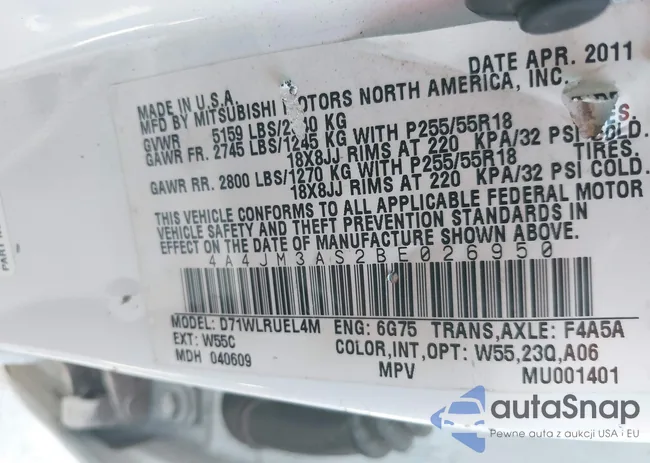 4A4JM3AS2BE026950: 40518461