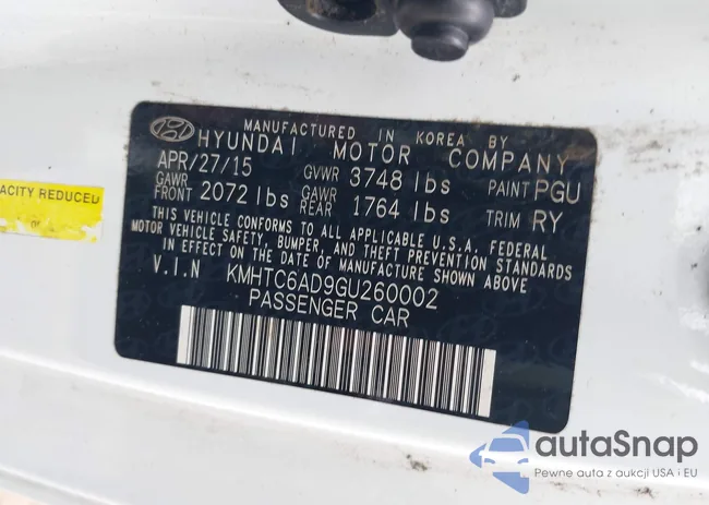 KMHTC6AD9GU260002: 40521137