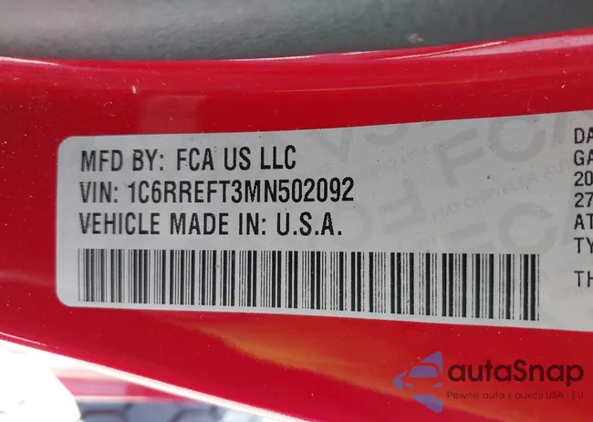 1C6RREFT3MN502092: 40525456