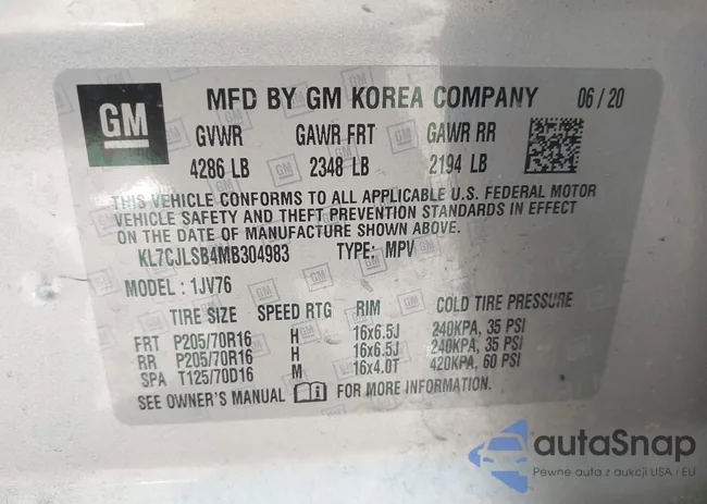 KL7CJLSB4MB304983: 40533904