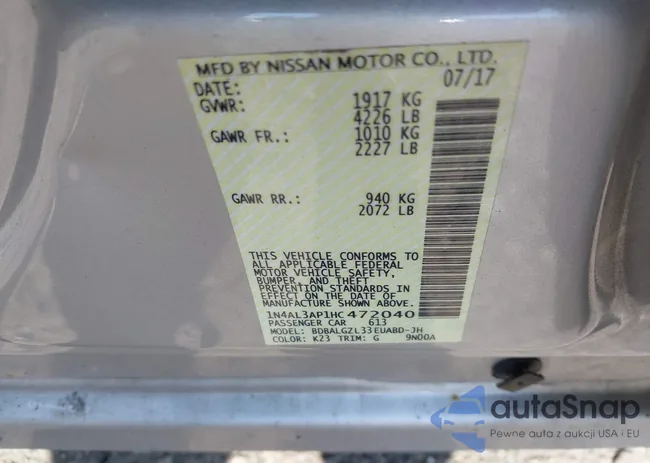 1N4AL3AP1HC472040: 40534985