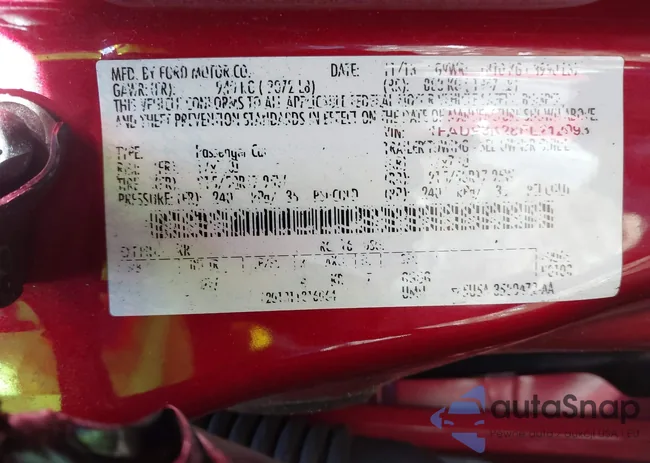 1FADP3K28EL212993: 40536259