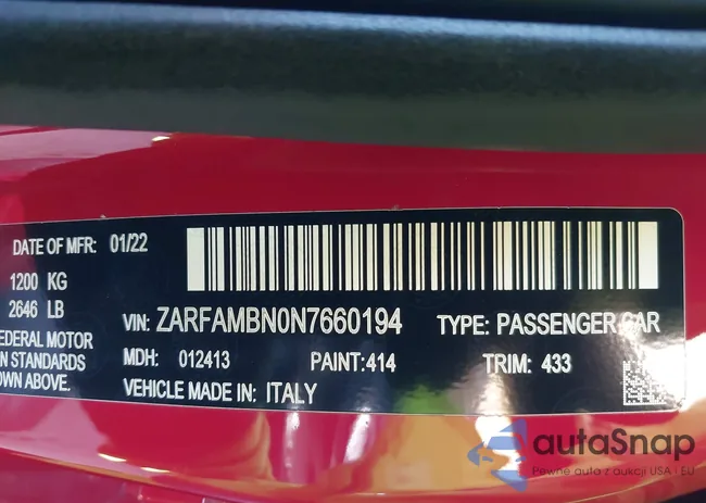 ZARFAMBN0N7660194: 40538470