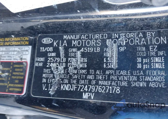 KNDJF724797627178: 40552021