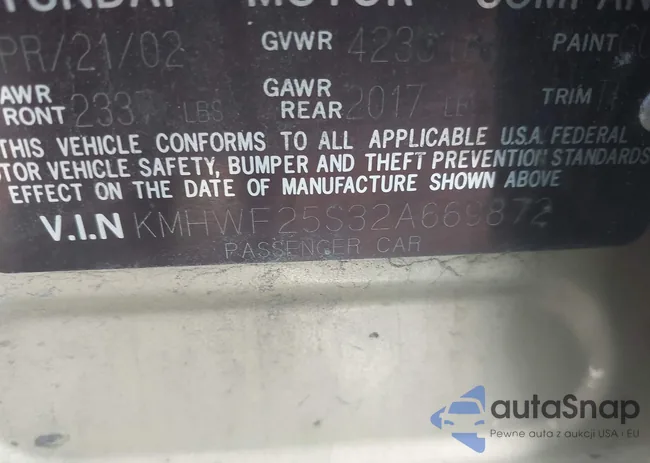 KMHWF25S32A669872: 40557553