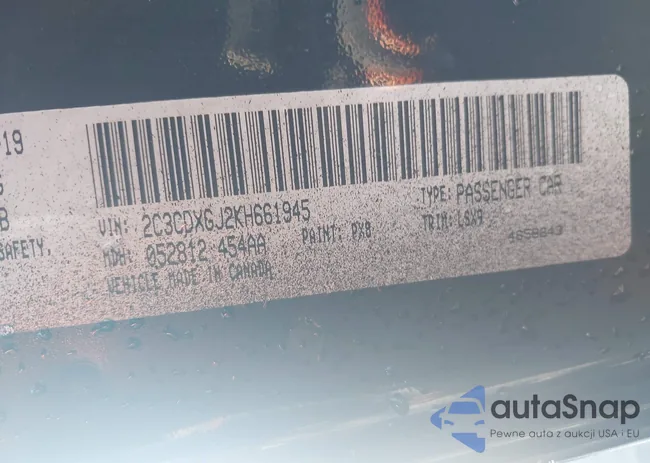 2C3CDXGJ2KH661945: 40562700