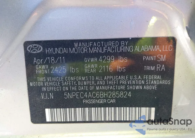 5NPEC4AC6BH285824: 40567473