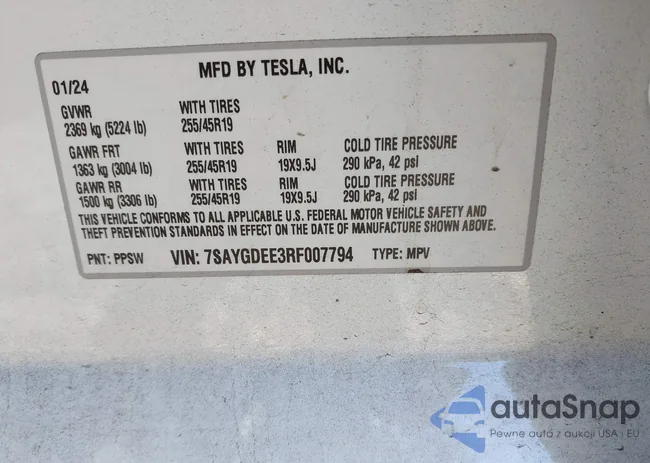 7SAYGDEE3RF007794: 40571301