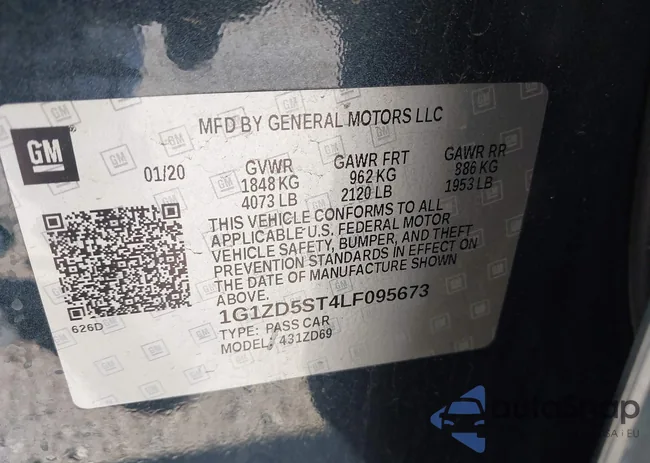 1G1ZD5ST4LF095673: 40574567