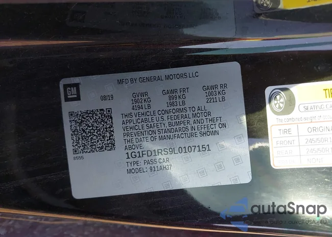 1G1FD1RS9L0107151: 40582173