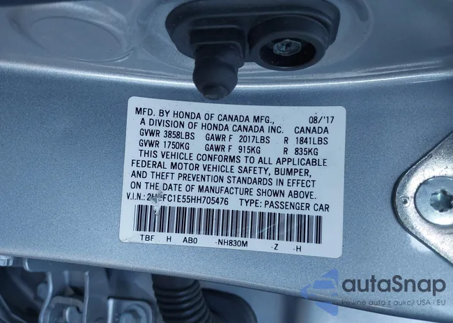 2HGFC1E55HH705476: 40610695