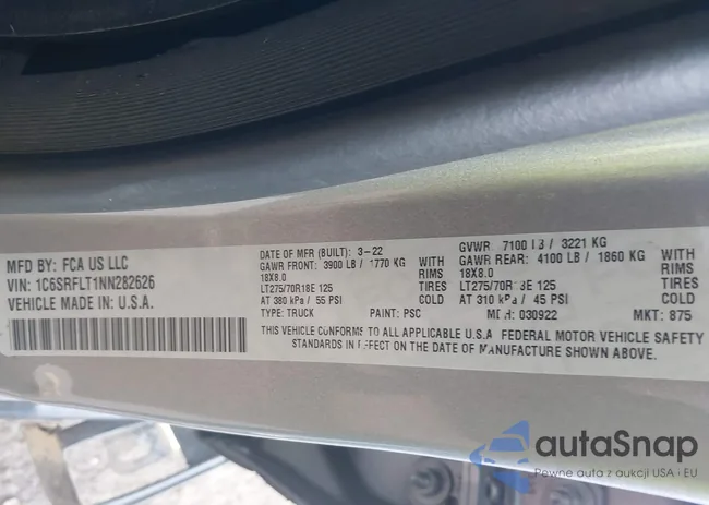 1C6SRFLT1NN282626: 40614329