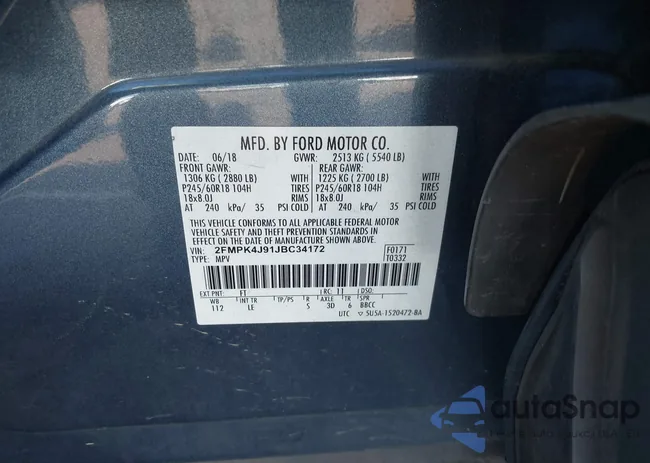 2FMPK4J91JBC34172: 40614567