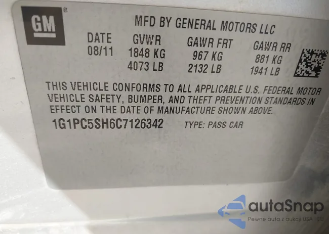 1G1PC5SH6C7126342: 40614988