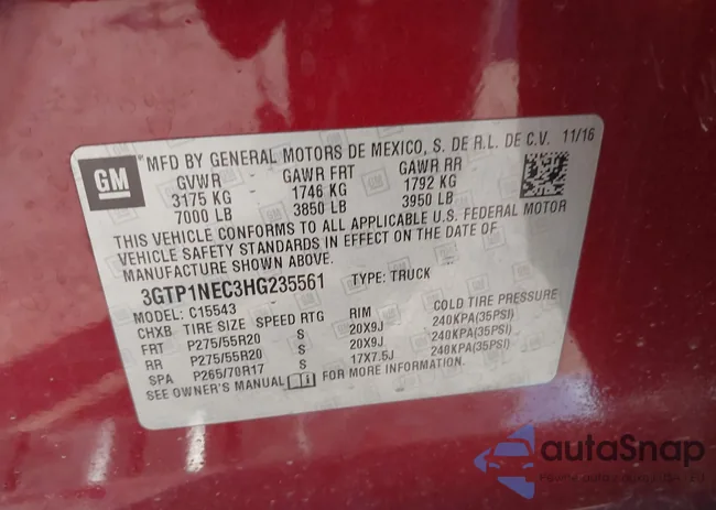 3GTP1NEC3HG235561: 40616913