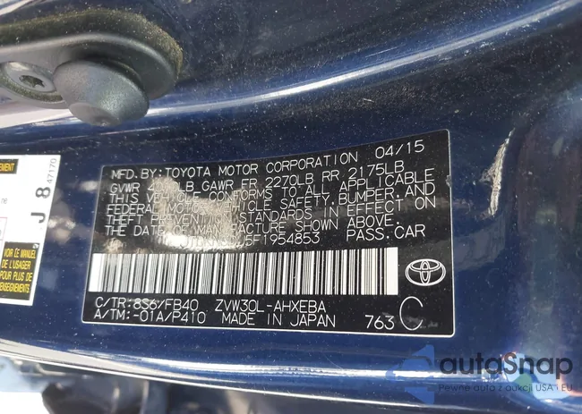 JTDKN3DU5F1954853: 40617411