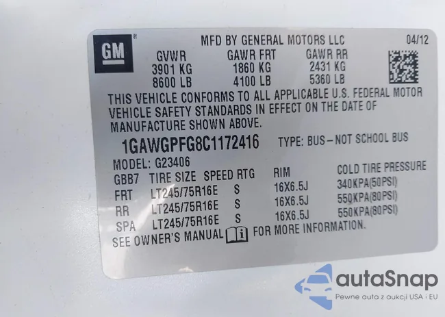 1GAWGPFG8C1172416: 40618582