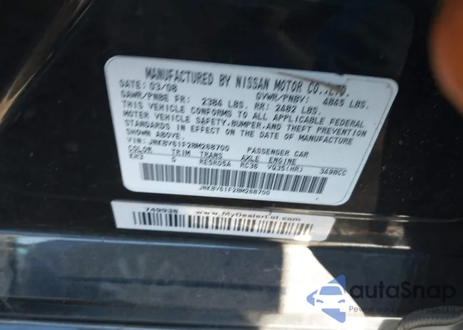 JNKBV61F28M268700: 40620389