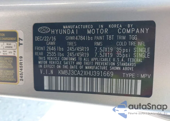 KM8J3CA2XHU391669: 40620536