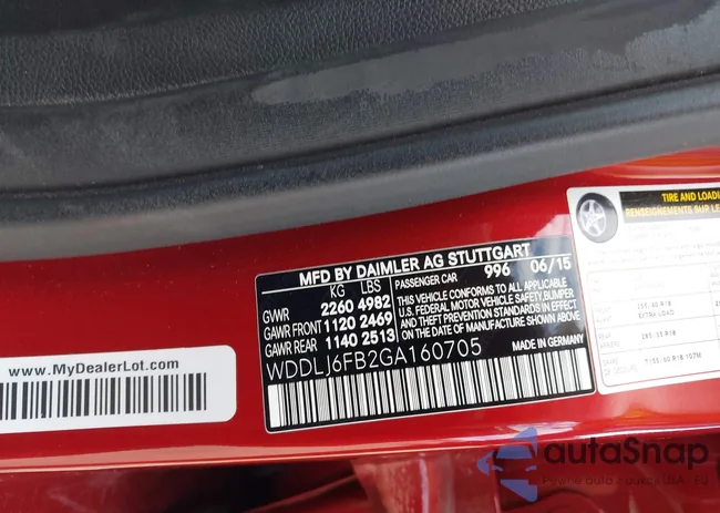 WDDLJ6FB2GA160705: 40621490