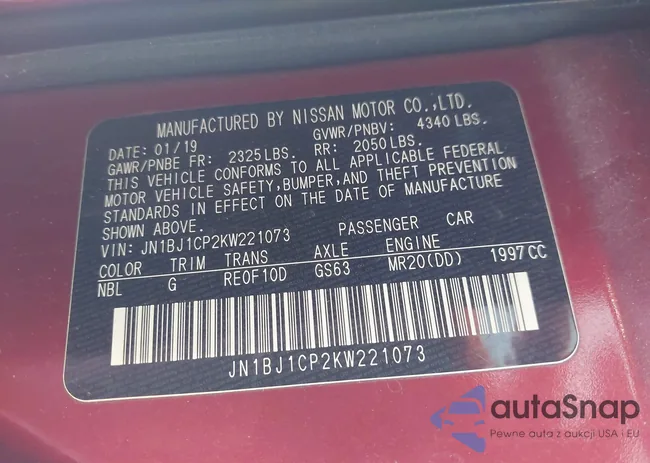 JN1BJ1CP2KW221073: 40624946