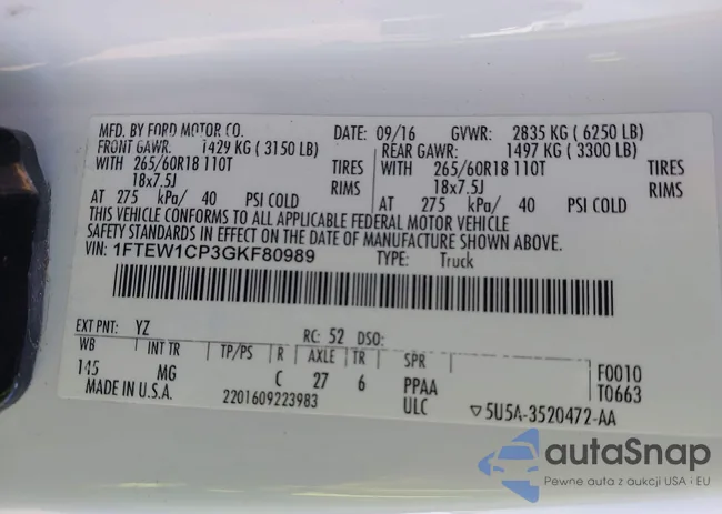 1FTEW1CP3GKF80989: 40628719