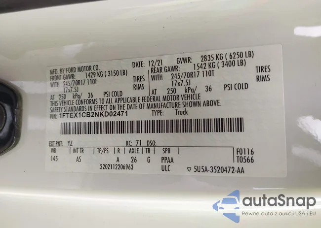 1FTEX1CB2NKD02471: 40628258