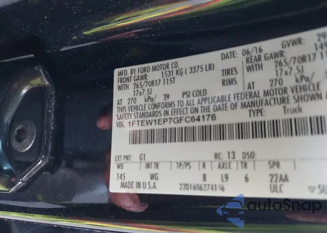 1FTEW1EP7GFC64176: 40629023