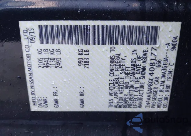 1N4AA6AP8GC408177: 40634029