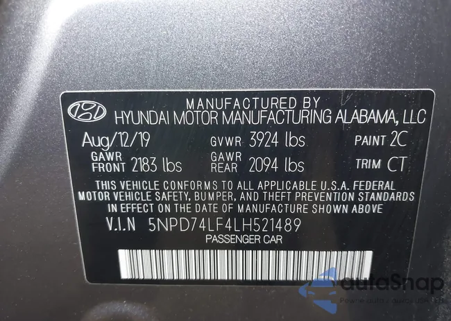 5NPD74LF4LH521489: 40638019