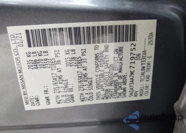 5N1AT3AA7MC719752: 40639218