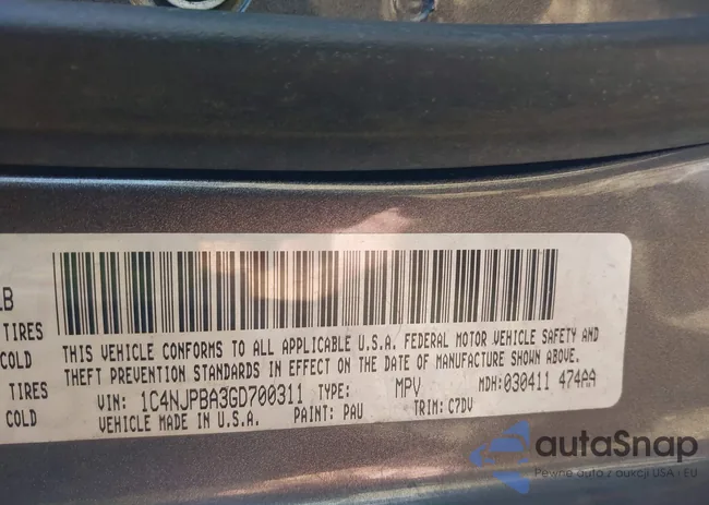 1C4NJPBA3GD700311: 40640461