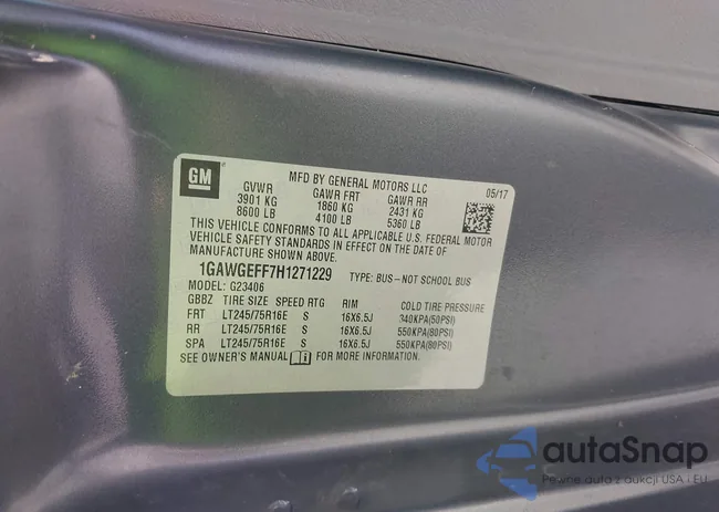 1GAWGEFF7H1271229: 40642719