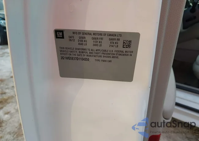 2G1WG5E37D1104350: 40641955