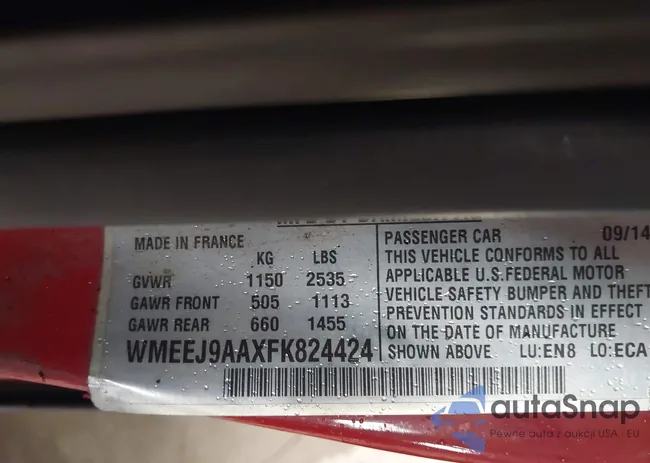 WMEEJ9AAXFK824424: 40644524