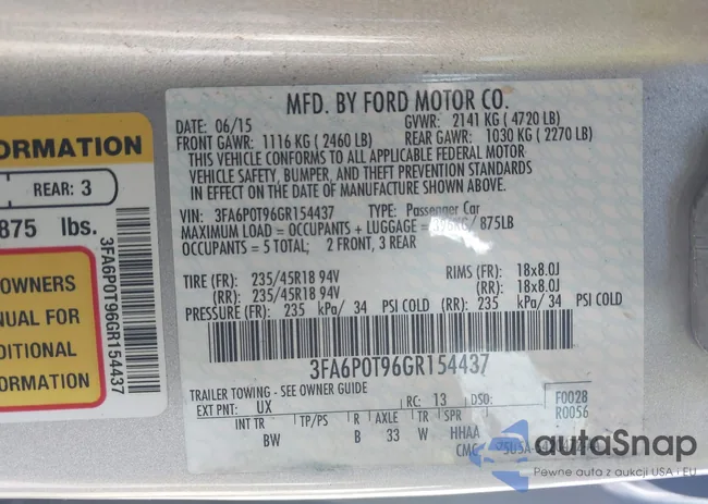 3FA6P0T96GR154437: 40647141