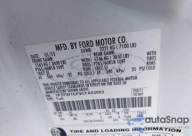 1FTFW1CF9CFA53053: 40649228