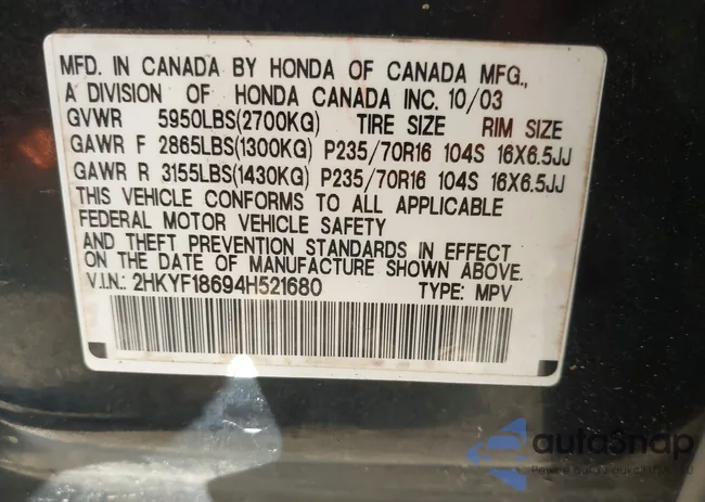 2HKYF18694H521680: 40648879