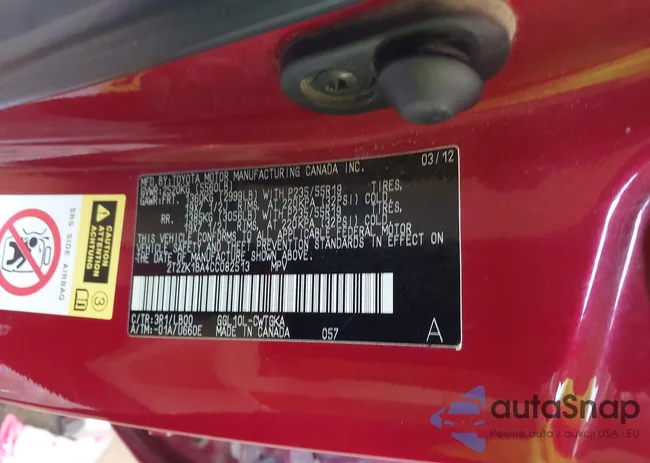 2T2ZK1BA4CC082513: 40652438