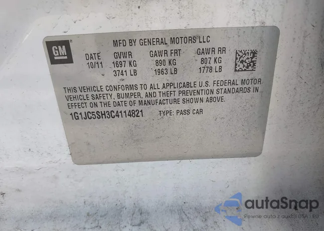 1G1JC5SH3C4114821: 40653375