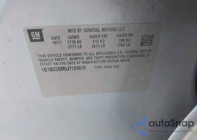 1G1BC5SM9J7124816: 40654220