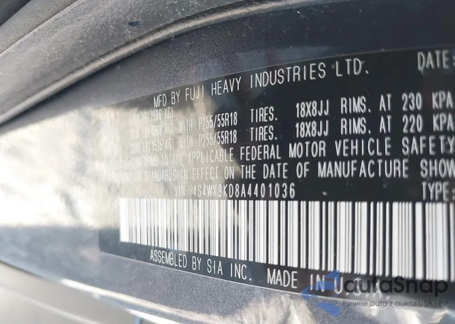 4S4WX9KD8A4401036: 40653906