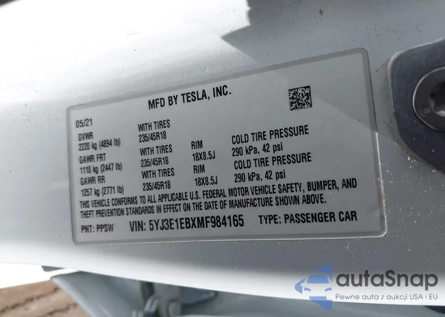 5YJ3E1EBXMF984165: 40656498