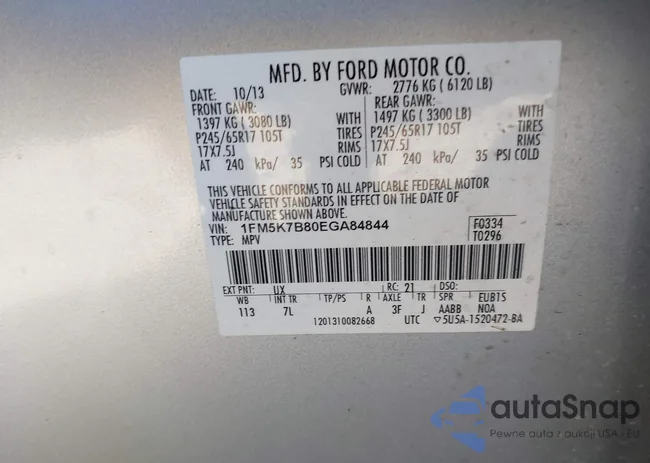 1FM5K7B80EGA84844: 40661324