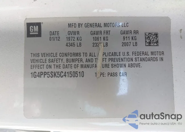 1G4PP5SK5C4150510: 40661486