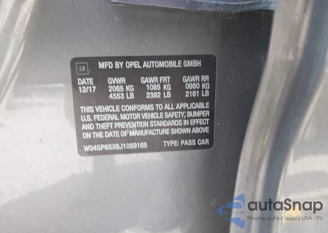 W04GP6SX6J1089165: 40662874