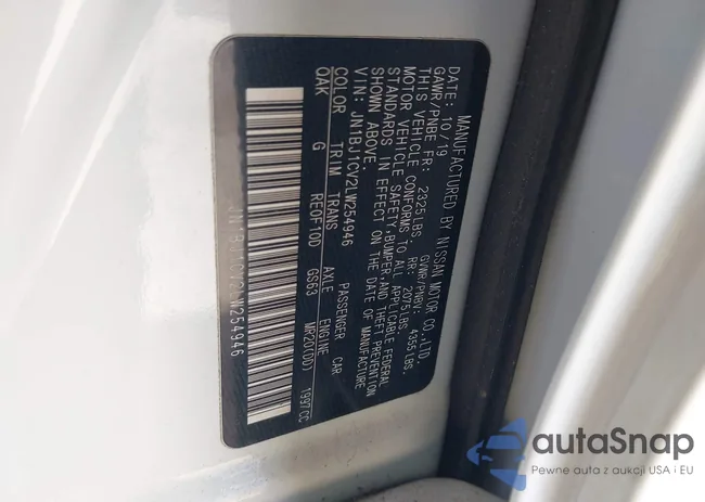 JN1BJ1CV2LW254946: 40664720